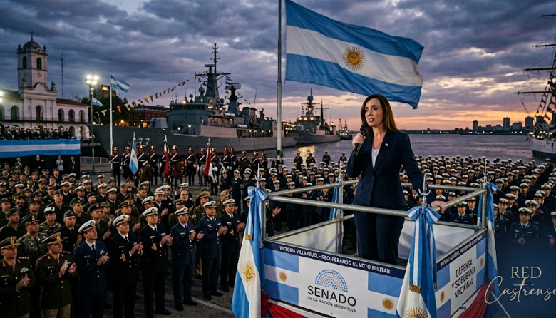 Estrategia de repliegue: Villarruel y la reconstrucción de su núcleo político originario
