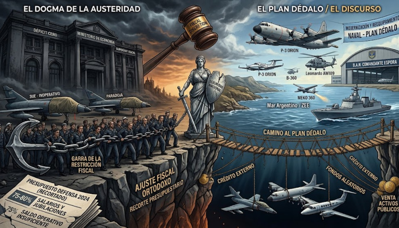 El dilema de las Fuerzas Armadas: la modernización prometida colisiona con la tijera fiscal del Gobierno