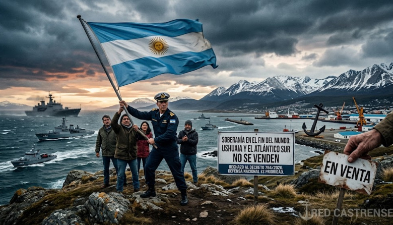SUBASTA EN EL FIN DEL MUNDO: EL REMATE DE TERRENOS DE LA ARMADA EN USHUAIA Y EL DESGUACE DE LA DEFENSA NACIONAL