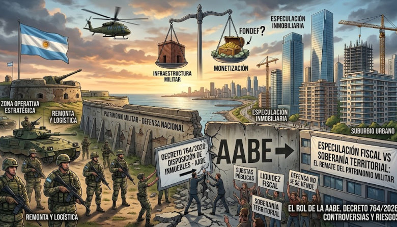 El remate del patrimonio militar: el Decreto 764/2026 pone en jaque la logística de la Defensa Nacional