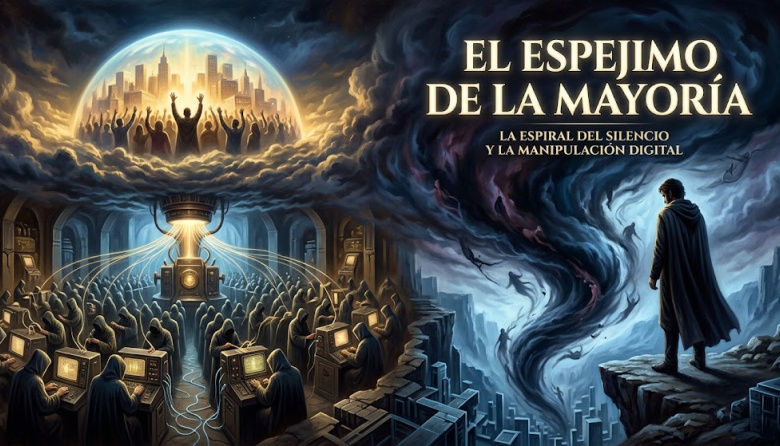 El espejismo de la mayoría: cómo las granjas de perfiles falsos activan la espiral del silencio