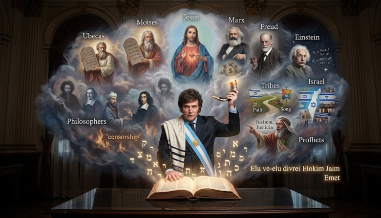 El espejo distorsionado: por qué la fe de Milei no representa al judaísmo