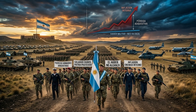 ¿Por qué el aumento a las Fuerzas Armadas NO alcanza y el sueldo queda "en baja" a fin de año?