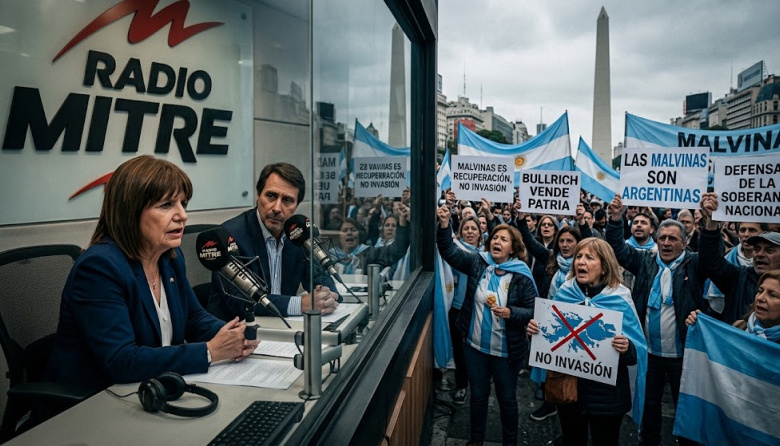 Controvertidas declaraciones de Patricia Bullrich en Radio Mitre sobre la Causa Malvinas