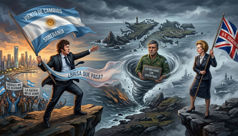 Para Milei, ¿Malvinas es un viento de cambios o una brisa que pasa?