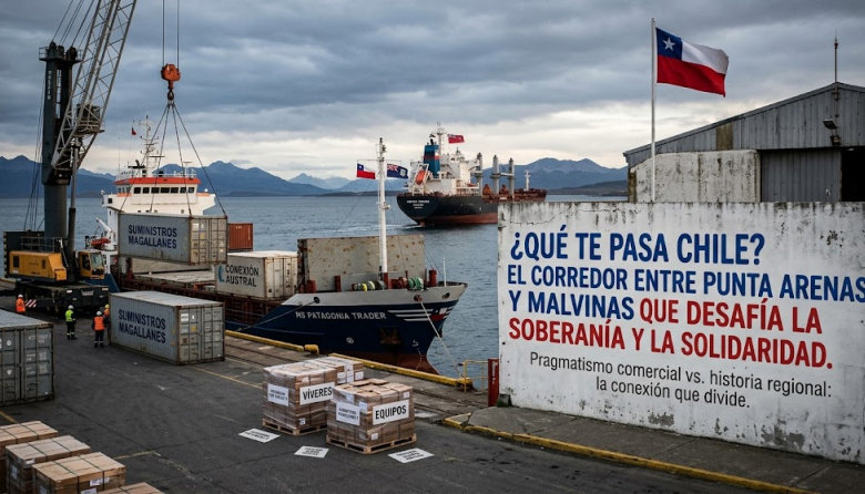 Volar o navegar con el enemigo: el acuerdo entre Chile y los ocupantes de Malvinas que enciende las alarmas en la Patagonia