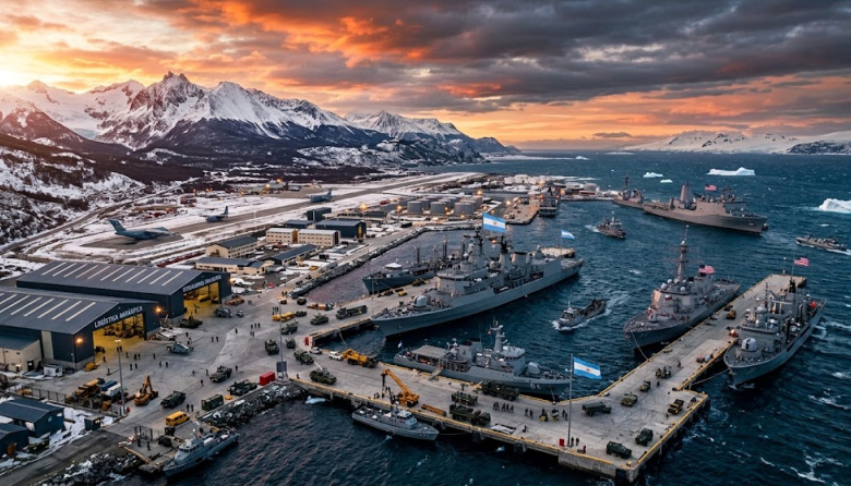 Tensión en el fin del mundo: La Base de Ushuaia reconfigura el mapa geopolítico del Atlántico Sur