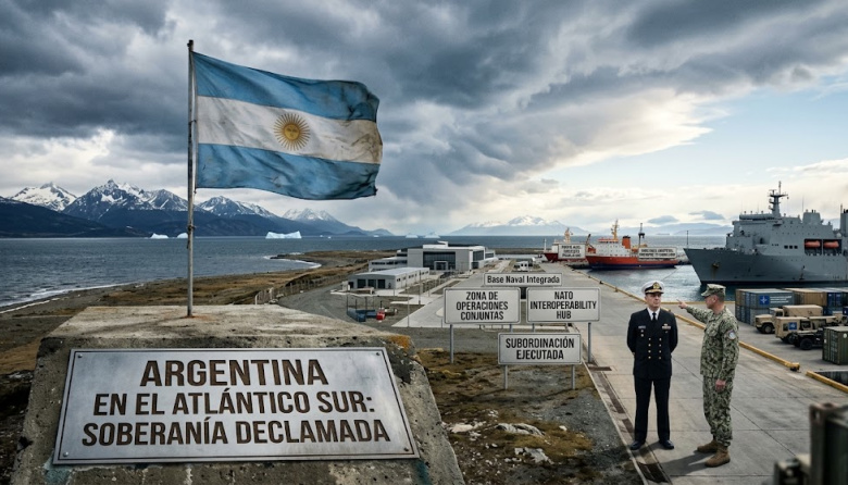 Argentina en el Atlántico Sur: soberanía declamada, subordinación ejecutada