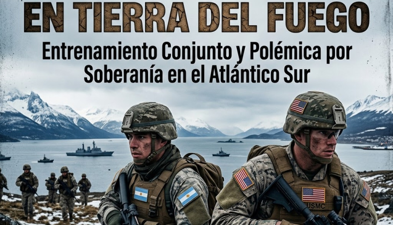 Tensión y controversia: la Armada confirmó la presencia de tropas de EE.UU. en Tierra del Fuego