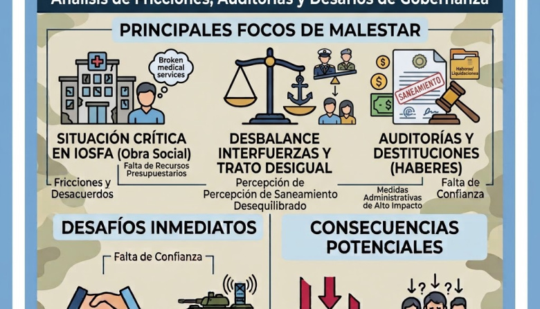 Creciente tensión en los mandos militares: el estilo de gestión de Carlos Presti genera fricciones y malestar en el ámbito castrense