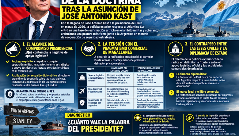 El valor de la palabra de Chile: el posicionamiento de José Antonio Kast frente al apoyo logístico a las Islas Malvinas
