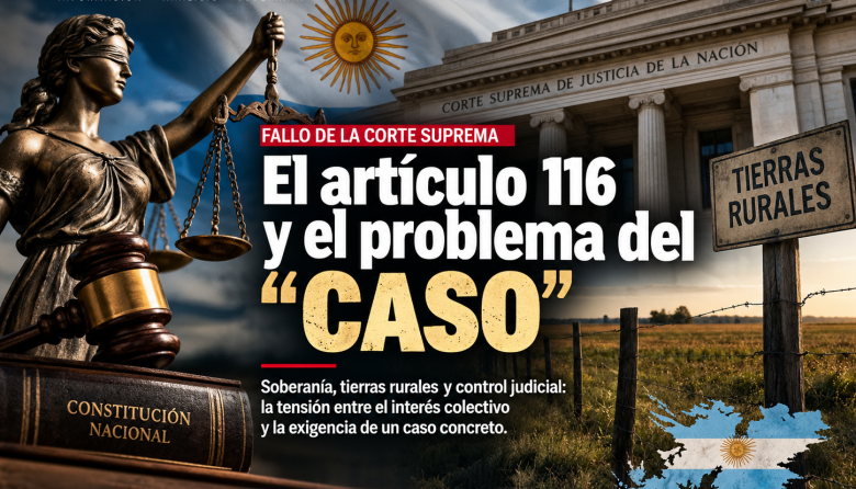 El artículo 116 y el enigma del “caso”: ¿dónde termina la regla y dónde empieza la tutela colectiva?