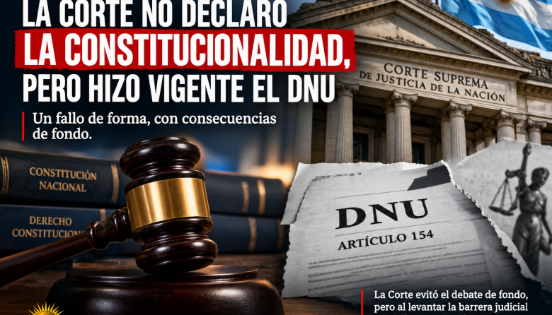 La paradoja constitucional: cuando evitar el fondo también define la realidad