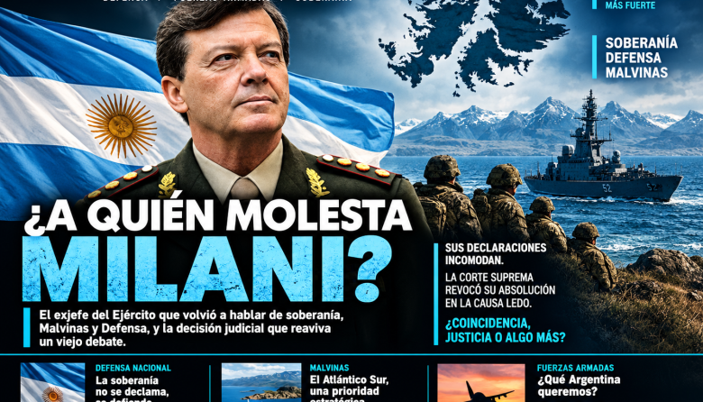 ¿A quién molesta Milani? La voz de un exjefe del Ejército que volvió a hablar de soberanía, Malvinas y Defensa