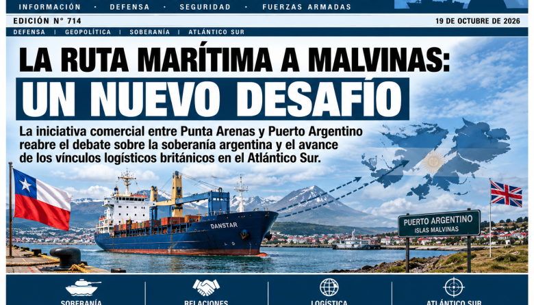 Punta Arenas–Malvinas: una ruta marítima que enciende las alarmas geopolíticas en la Argentina