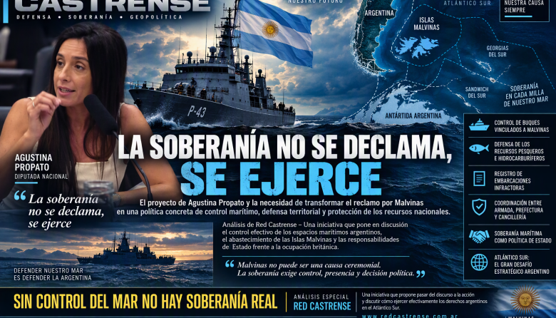 La soberanía no se declama, se ejerce: el proyecto de Agustina Propato para frenar el abastecimiento naval de Malvinas