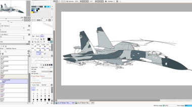 El Su-27 Flanker de la Fuerza Aérea Ucraniana ha sido modificado para transformarse en un caza de ataque multifunción