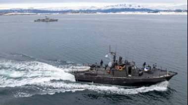 La Armada Argentina se desplegó en el Canal de Beagle