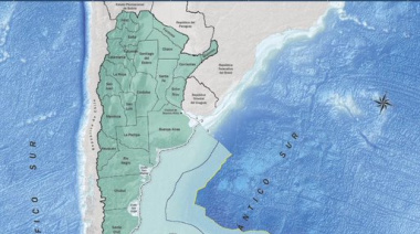 El verdadero mapa Argentino es el Bicontinental y Bioceanico
