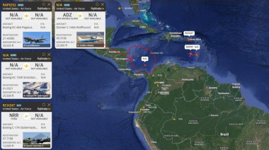 Intensificación en el Caribe: Reportes de Sobrevuelos Militares Estadounidenses Cerca de Venezuela Esta Noche