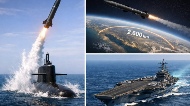 Irán anuncia prueba exitosa del misil submarino furtivo Abu Mahdi con 2.600 km de alcance: el USS Abraham Lincoln entra en su rango declarado