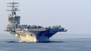 El superportaaviones nuclear USS Nimitz llega a aguas argentinas