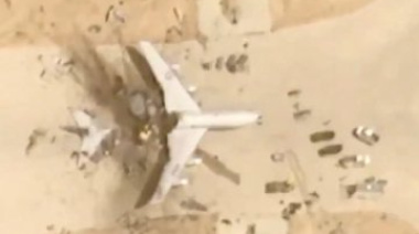 Un AWACS estadounidense fue destruido en tierra por drones iraníes en Arabia Saudita, con 12 heridos