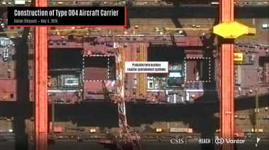 Imágenes satelitales revelan que el cuarto portaaviones de China será más grande, avanzado y probablemente nuclear