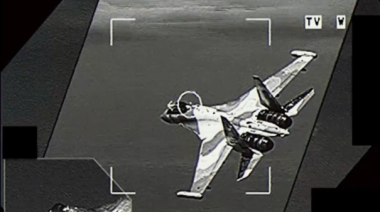 Imágenes desde un Rafale francés durante misión OTAN