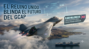 El Reino Unido blinda el futuro del GCAP: 8.600 millones de libras para el caza de próxima generación