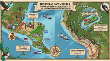 Tensiones de Hierro: Los Mapas Incompletos de los Andes y Centroamérica