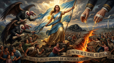 La Patria no se vende, se defiende: Basta de grietas al servicio del despojo