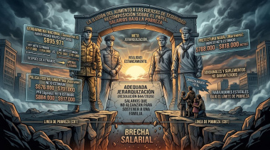 La ilusión del aumento a las fuerzas de seguridad: recomposición sobre el papel, salarios por debajo de la pobreza en la calle