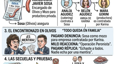 "Mentiroso serial": la explosiva acusación de Pagano que acorrala a Milei por el entramado de Olivos