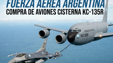 La Argentina negocia con EE. UU. la compra de aviones cisterna KC-135R para potenciar la llegada de los cazas F-16