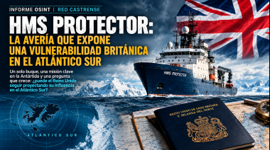GOLPE A LA CAPACIDAD BRITÁNICA: EL HMS PROTECTOR QUEDA FUERA DE JUEGO Y SE ENCIENDEN LAS ALARMAS EN EL ATLÁNTICO SUR