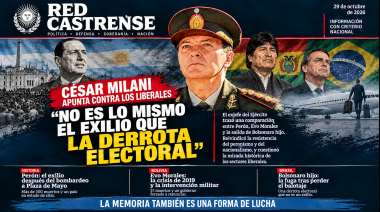 Milani contra los «liberbobos»: «El cagón de Bolsonaro hijo salió corriendo por perder un balotaje»