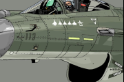 El Chengdu J-10C de Pakistán derribando aviones indios