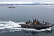 La Armada Argentina se desplegó en el Canal de Beagle