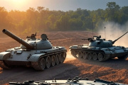 Se reportan intensos combates entre tanques a lo largo de la frontera entre Camboya y Tailandia, cerca de Ta Thav