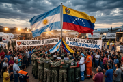 Un abrazo continental en medio del dolor