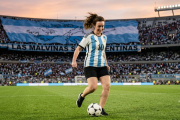 Victoria Villarruel "se puso la camiseta" y calentó la previa contra Inglaterra: "Jugamos contra los piratas usurpadores"