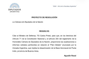 El Plan Dédalo bajo la lupa: Agustín Rossi pidió citar al ministro Carlos Presti al Congreso por la Base de Punta Indio