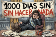 1000 días de inanición patriótica: Cuando el ajuste quema, el archipiélago se improvisa