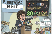 30 mil terroristas, 7 golpes y 80 millones de fans: el multiverso de Milei que desafía a la física