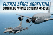 La Argentina negocia con EE. UU. la compra de aviones cisterna KC-135R para potenciar la llegada de los cazas F-16