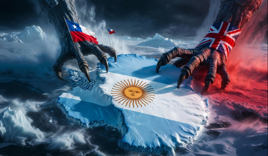 “La Triple Superposición en la Antártida: Cómo Reino Unido y Chile Invaden el Reclamo Argentino”