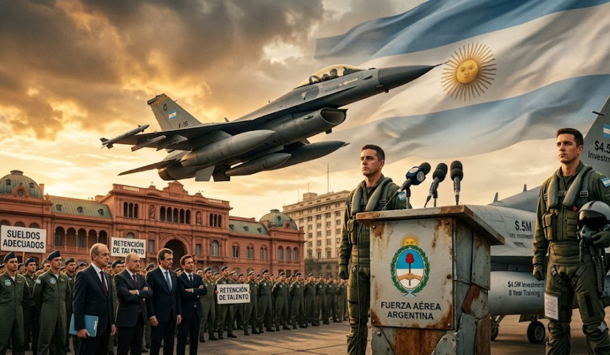 La sinceridad del jefe de la Fuerza Aérea sobre los sueldos de los pilotos generó malestar en sectores del Gobierno