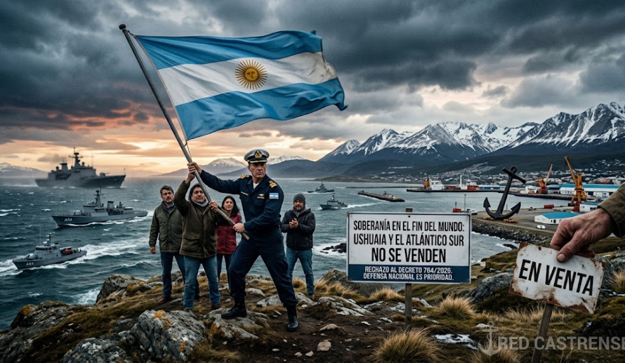 SUBASTA EN EL FIN DEL MUNDO: EL REMATE DE TERRENOS DE LA ARMADA EN USHUAIA Y EL DESGUACE DE LA DEFENSA NACIONAL