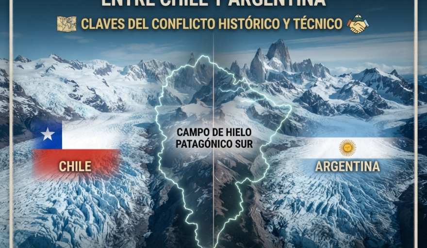 El último laberinto blanco: Los secretos y mapas ocultos del conflicto eterno en Campos de Hielo Sur